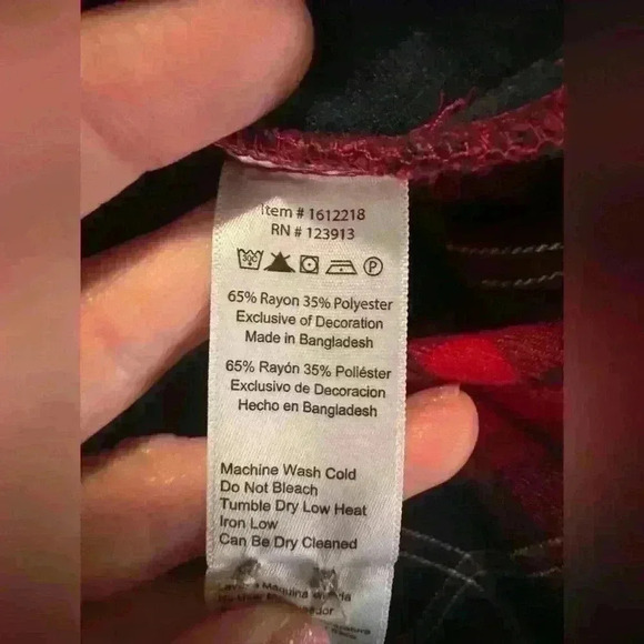 Women’s Red Jachs Girlfriend Flannel - Picture 4 of 7